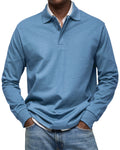 Maglietta Polo a Maniche Lunghe Alexandre Casual - Stile e Comfort per Ogni Occasione!