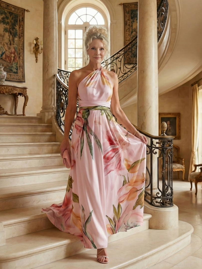 Amiel | Abito Maxi Floreale Leggero: Eleganza e Stile per Ogni Occasione!