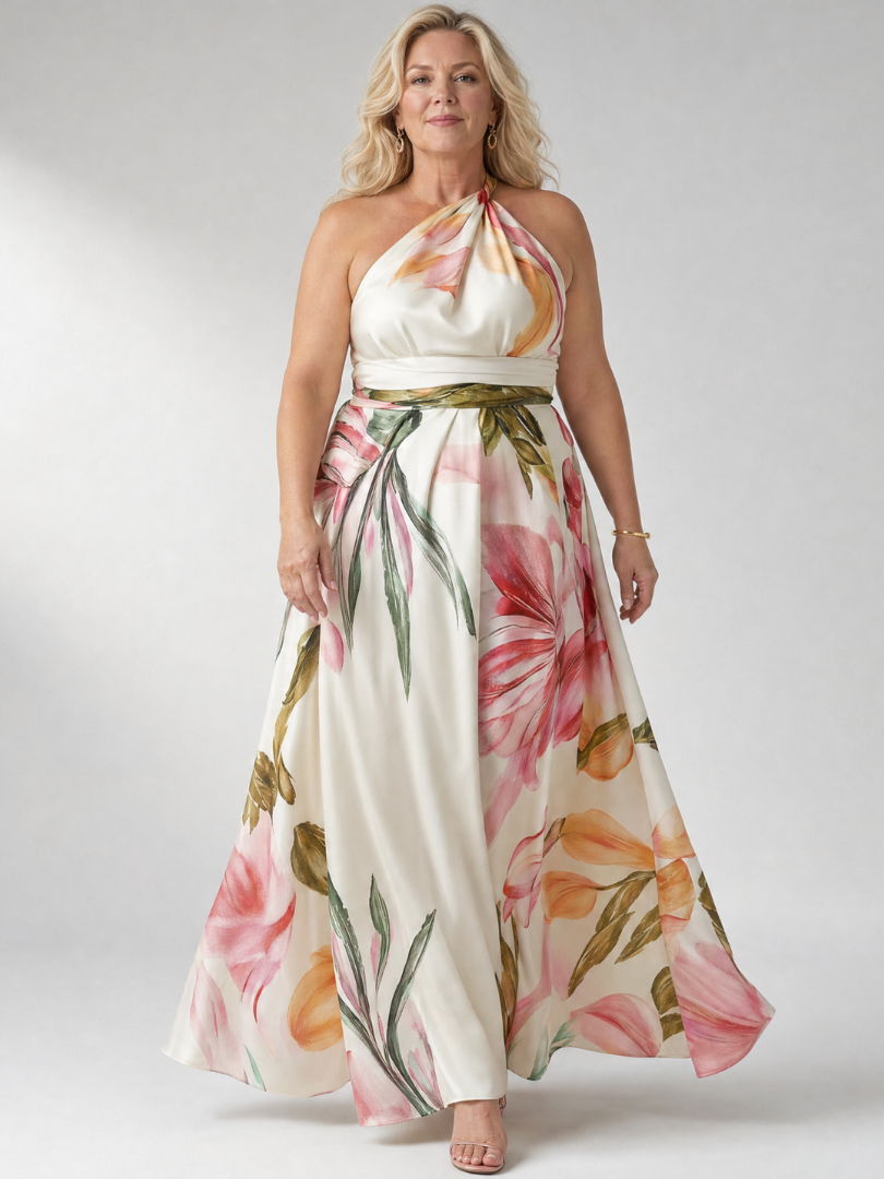 Amiel | Abito Maxi Floreale Leggero: Eleganza e Stile per Ogni Occasione!