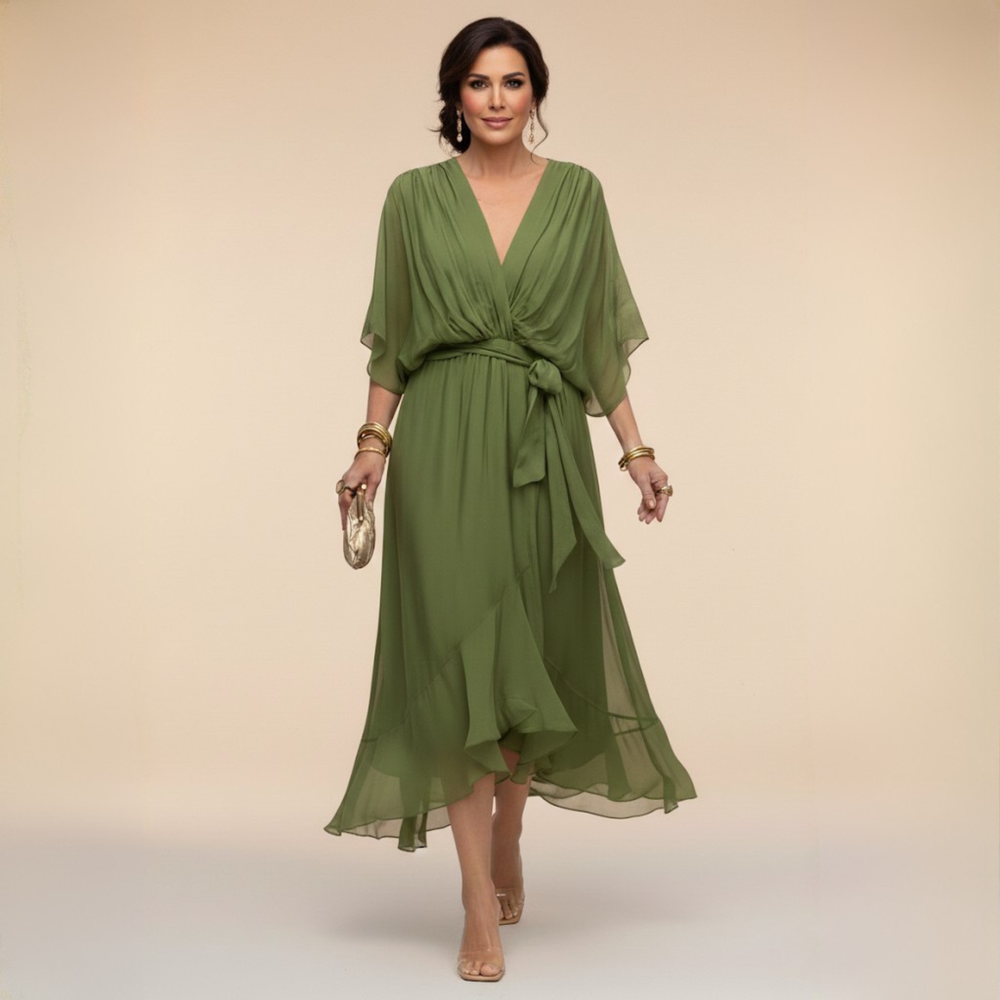MONICA | Abito Chiffon Elegante e Leggero