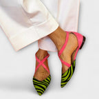 Fenna - Ballerine Eleganti a Righe per un Look Chic