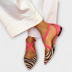 Fenna - Ballerine Eleganti a Righe per un Look Chic