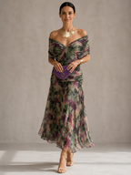 Hendrika | Abito da Sera Corallo Elegante e Raffinato