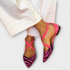 Fenna - Ballerine Eleganti a Righe per un Look Chic