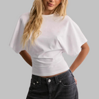 RAZI™ - Maglietta Casual Fitted a Manica Mezza con Collo Rotondo per uno Stile Unico!