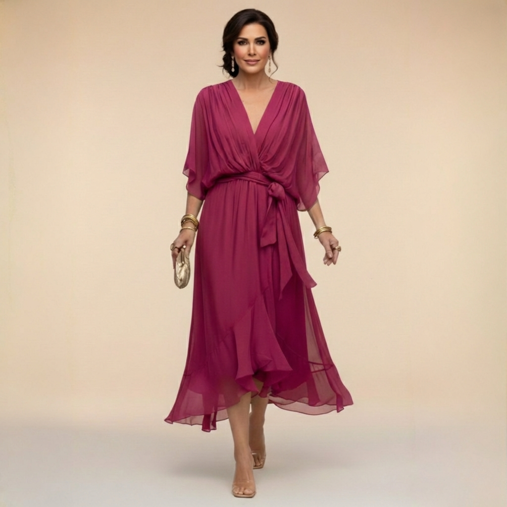 MONICA | Abito Chiffon Elegante e Leggero