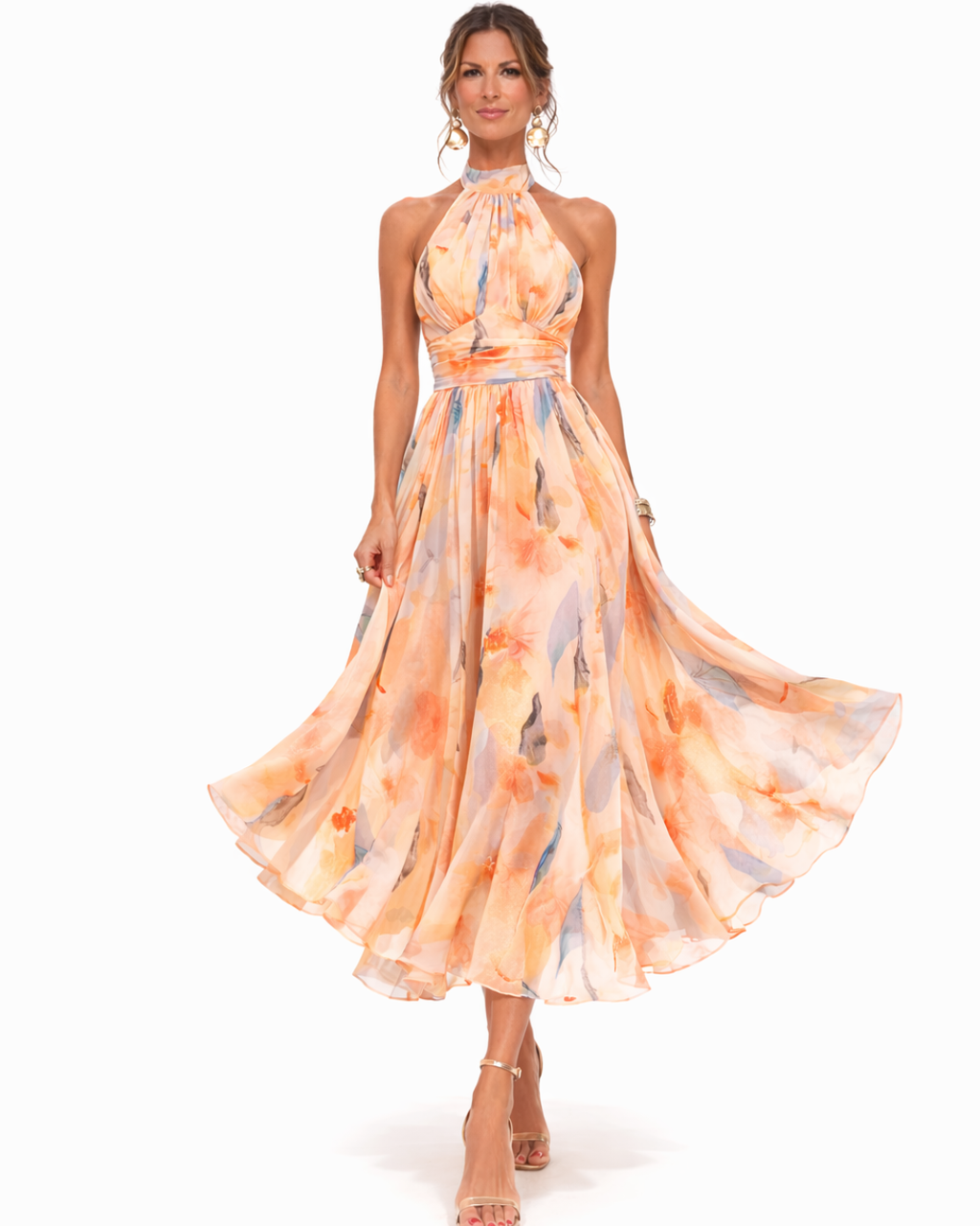 Aurora | Vestito Halter Elegante per un Look Unico