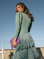 Vestito Ronda con Frange: Eleganza e Stile Unico!