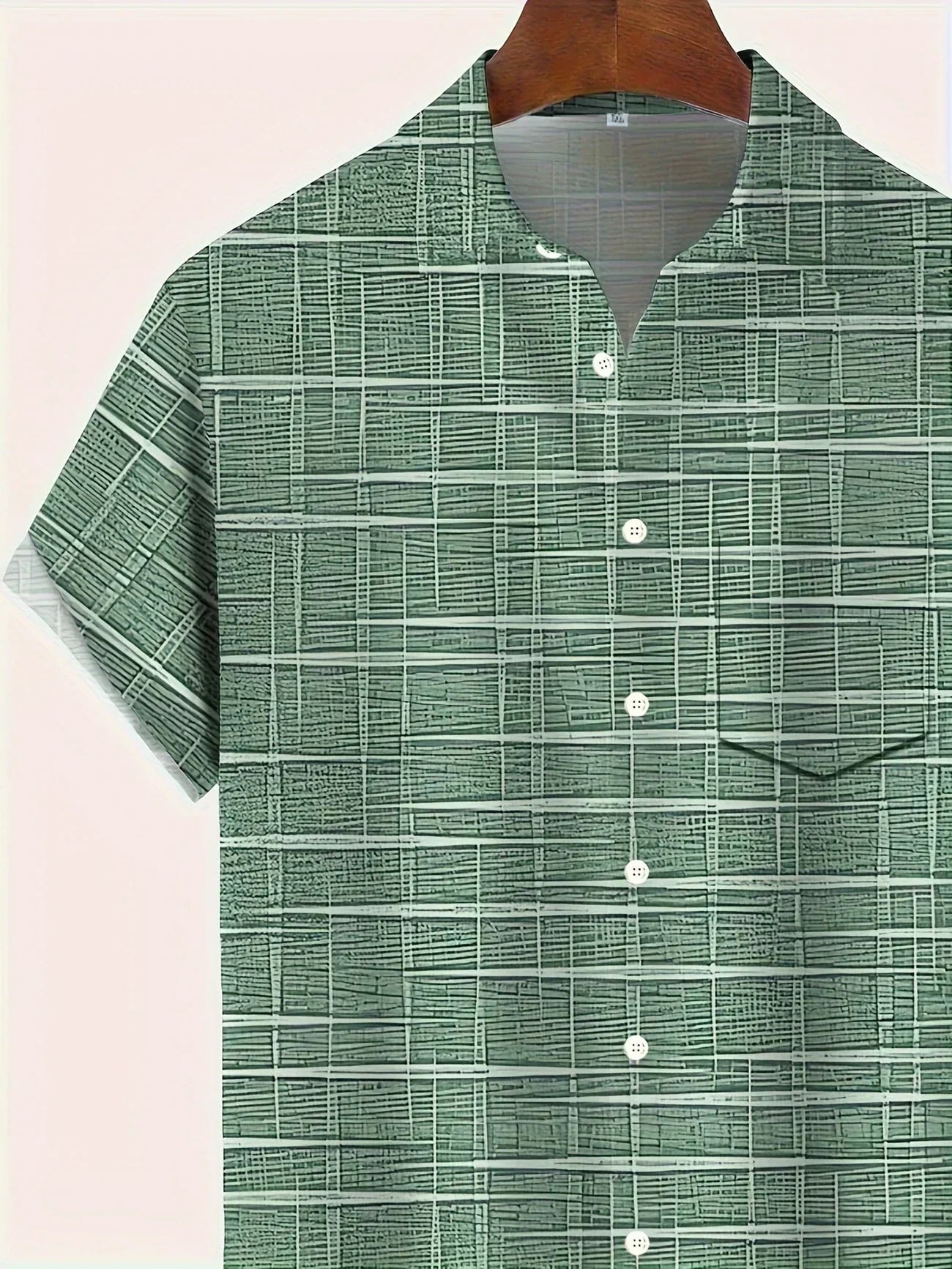 Camicia Haroyan Trendy con Motivo a Righe e Quadri - Stile Unico per Ogni Occasione!