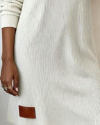Celine | Abito Elegante Giornaliero con Maniche Lunghe e Collo Alto - Stile e Comfort per Ogni Occasione