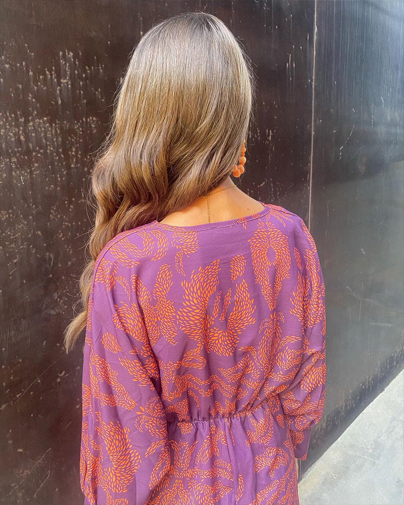 Celeste | Abito Midi Eleganza Floreale da Sogno