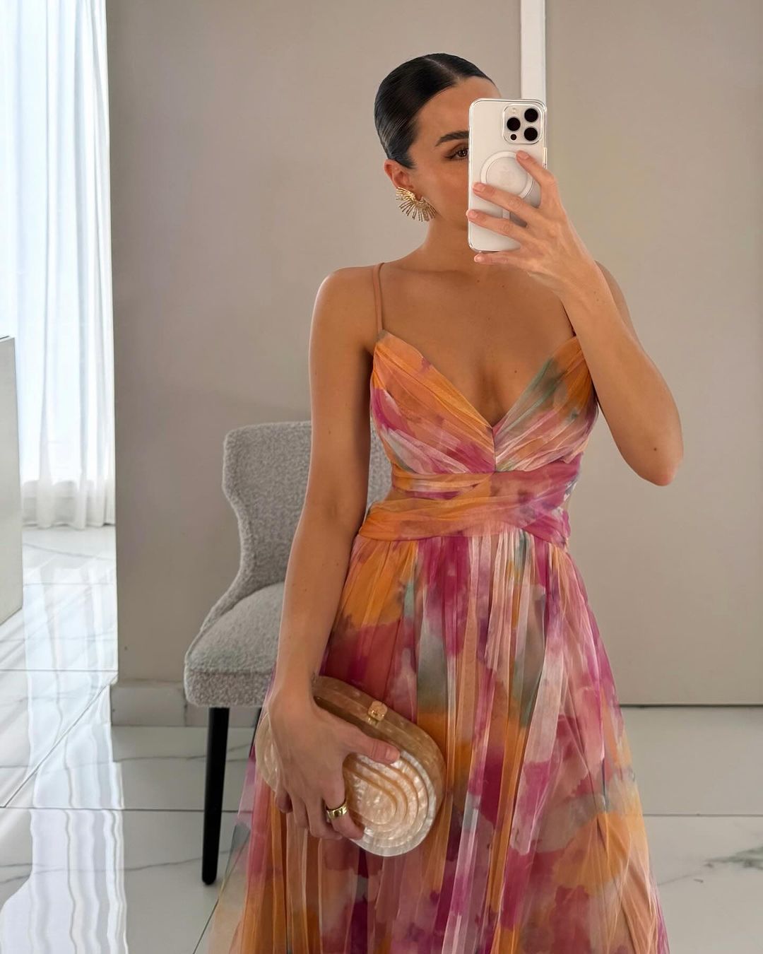 Giselle | Maxi-Abito Floreale Incantevole per un Look da Sogno