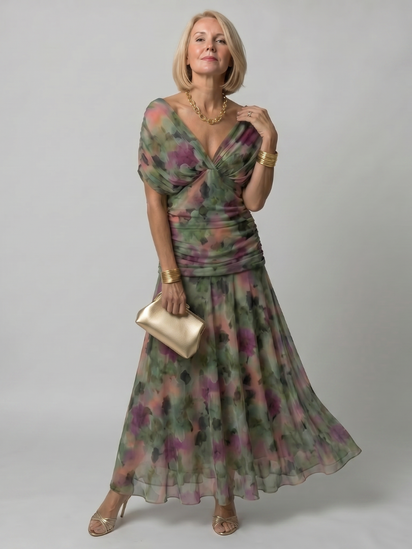 Calen | Vestito Midi Spalle Scoperte - Eleganza e Stile