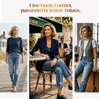 Jeans Dritti Cropped Retro per Donna - Stile Vintage e Comfort Unico!