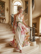 Amiel | Abito Maxi Floreale Leggero: Eleganza e Stile per Ogni Occasione!