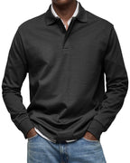 Maglietta Polo a Maniche Lunghe Alexandre Casual - Stile e Comfort per Ogni Occasione!