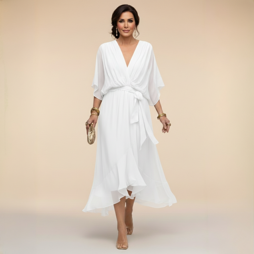 MONICA | Abito Chiffon Elegante e Leggero