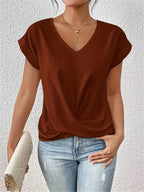 BELLE™ | Elegante Top V-Neck per un Look Raffinato