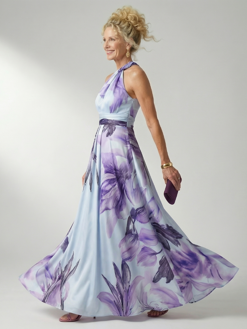 Amiel | Abito Maxi Floreale Leggero: Eleganza e Stile per Ogni Occasione!