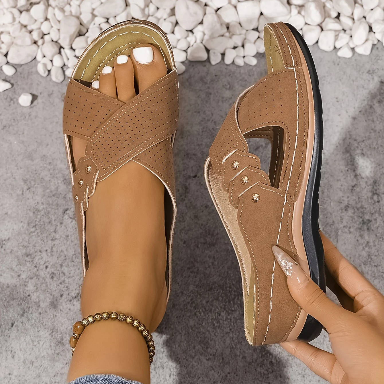 Daniela | Sandali Ortopedici Eleganti per Comfort e Stile