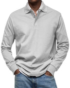 Maglietta Polo a Maniche Lunghe Alexandre Casual - Stile e Comfort per Ogni Occasione!