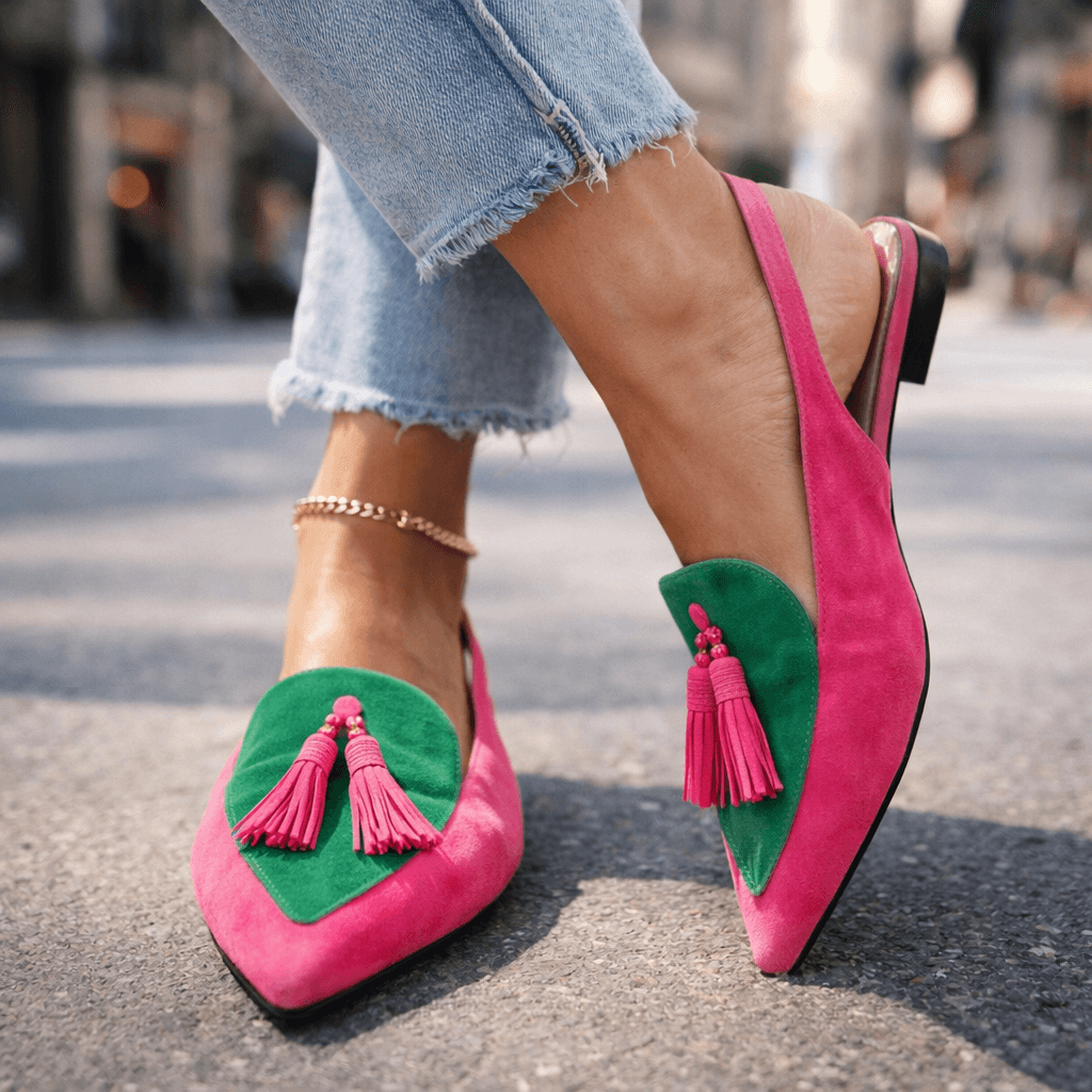 Eliza | Sandali Chic con Cinturini e Nappine - Stile e Comfort per Ogni Occasione!