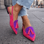 Eliza | Sandali Chic con Cinturini e Nappine - Stile e Comfort per Ogni Occasione!