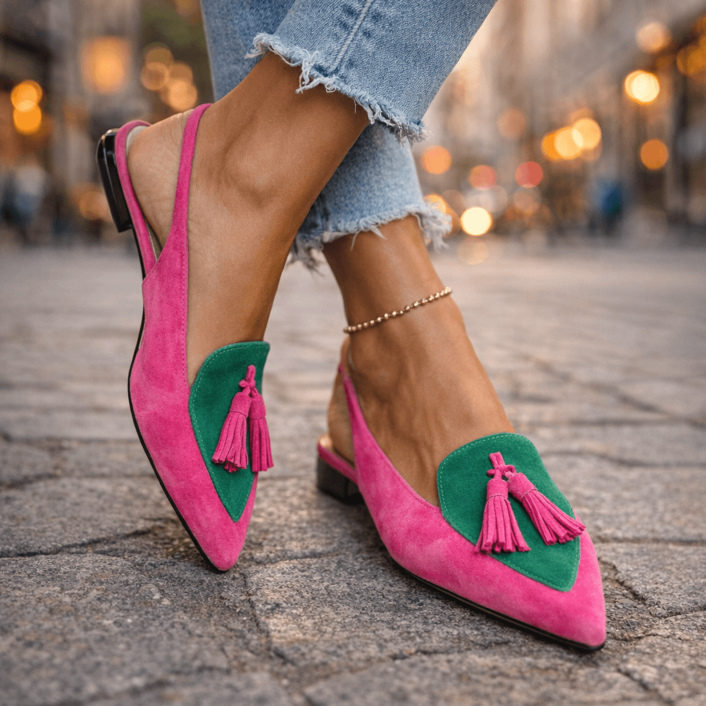 Eliza | Sandali Chic con Cinturini e Nappine - Stile e Comfort per Ogni Occasione!