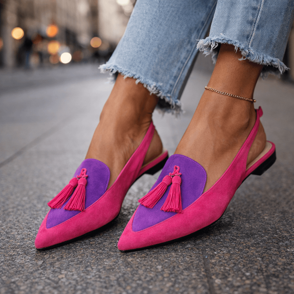 Eliza | Sandali Chic con Cinturini e Nappine - Stile e Comfort per Ogni Occasione!