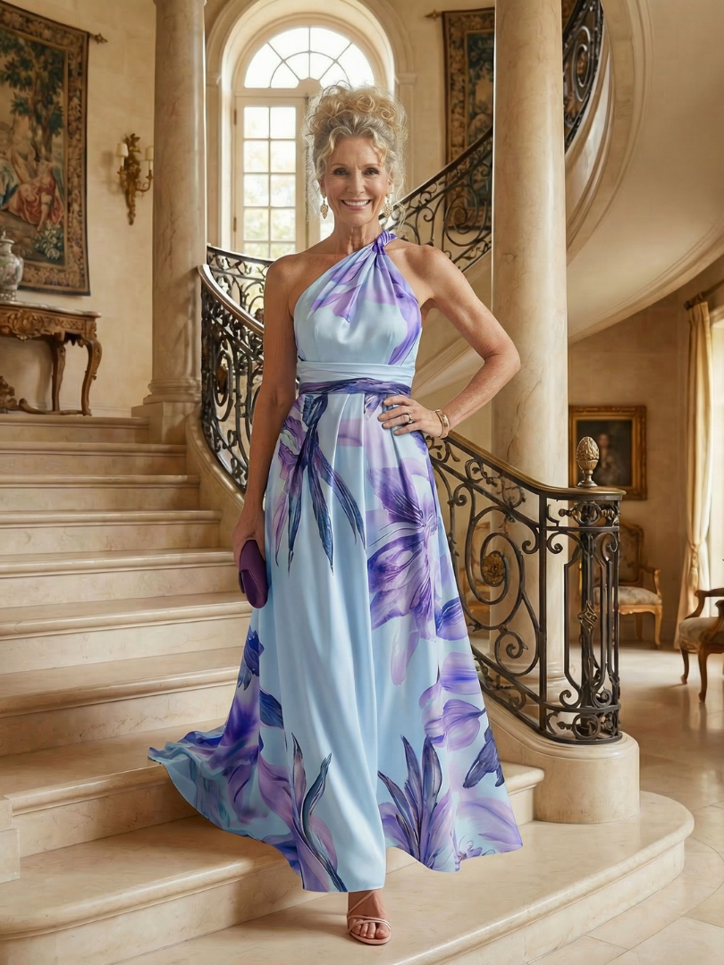 Amiel | Abito Maxi Floreale Leggero: Eleganza e Stile per Ogni Occasione!