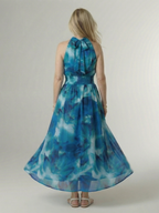 Sylin | Abito Midi Elegante con Scollo All'Americana - Stile e Comfort per Ogni Occasione!