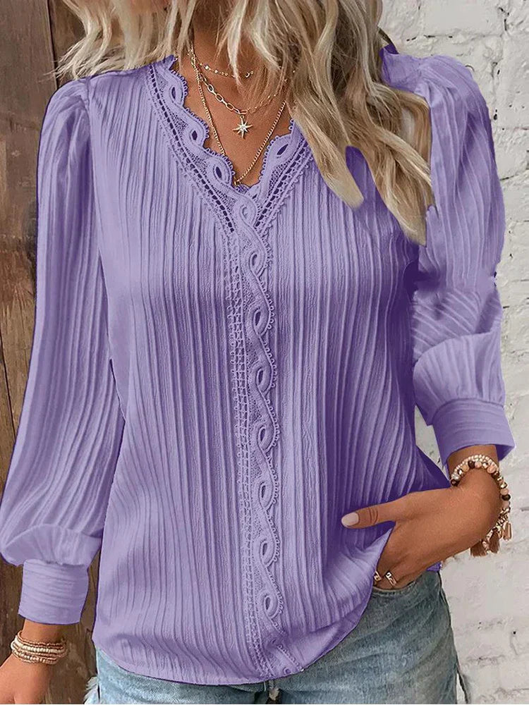 RENATA™ - Classico Top Plissettato Elegante