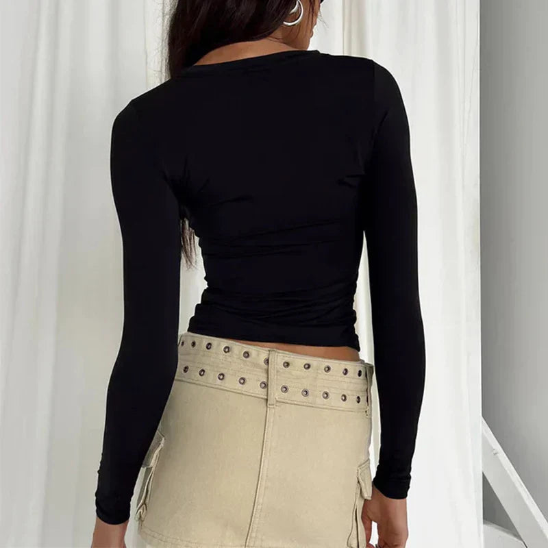 ELSPETH™ | Top Casual Minimalista - Stile e Comfort Inconfondibili!