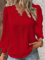 RENATA™ - Classico Top Plissettato Elegante