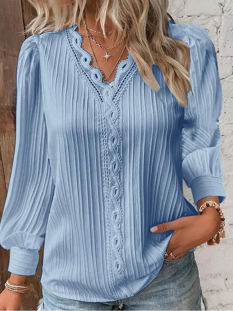 RENATA™ - Classico Top Plissettato Elegante