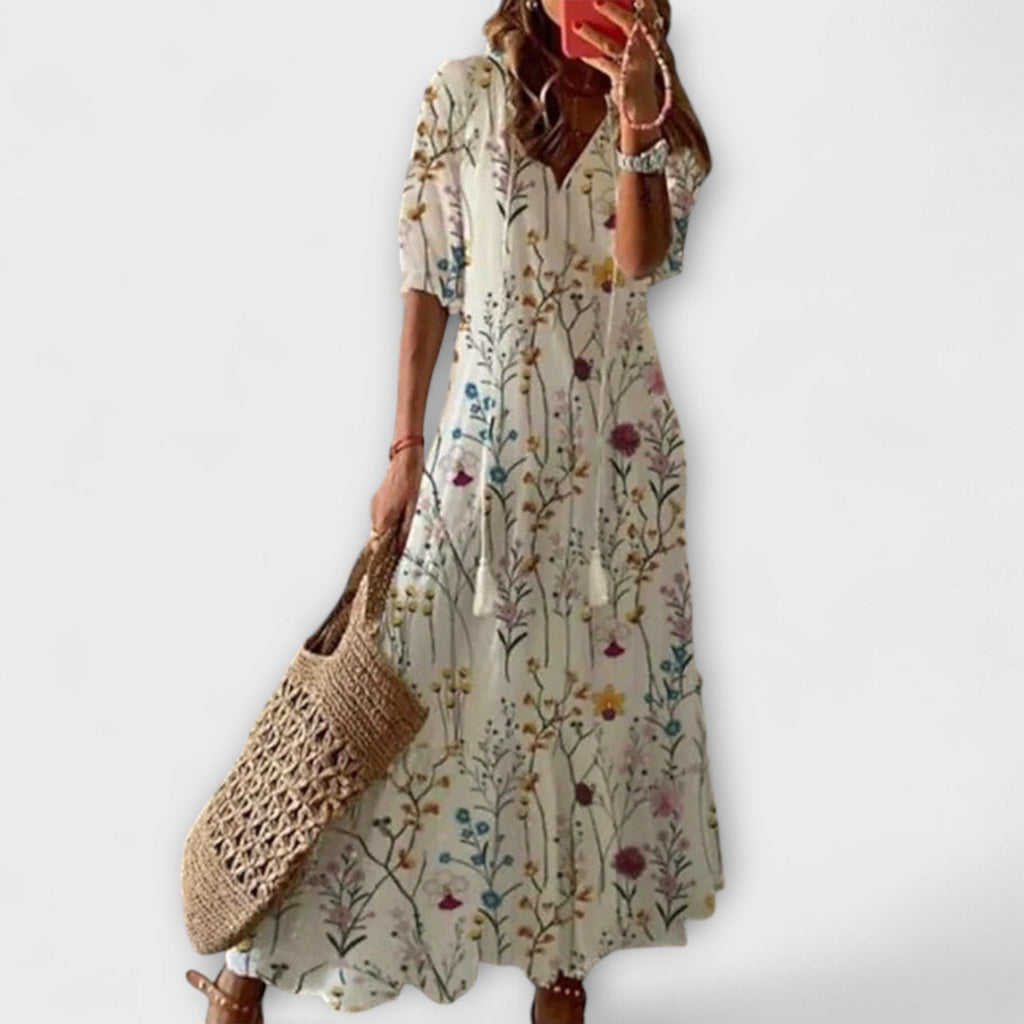 Anna — Abito Estivo Bohemien con Silhouette Leggera e Chic