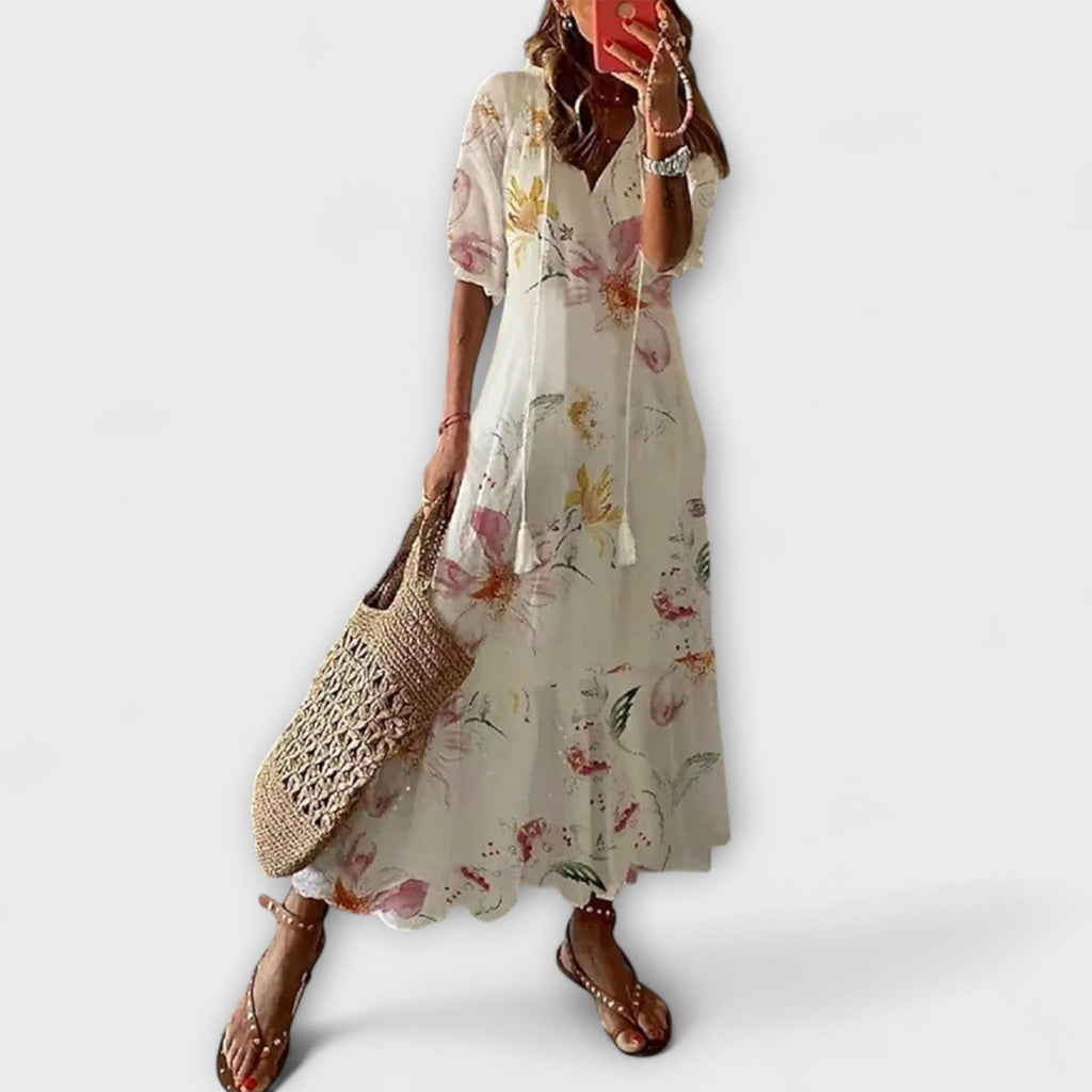 Anna — Abito Estivo Bohemien con Silhouette Leggera e Chic