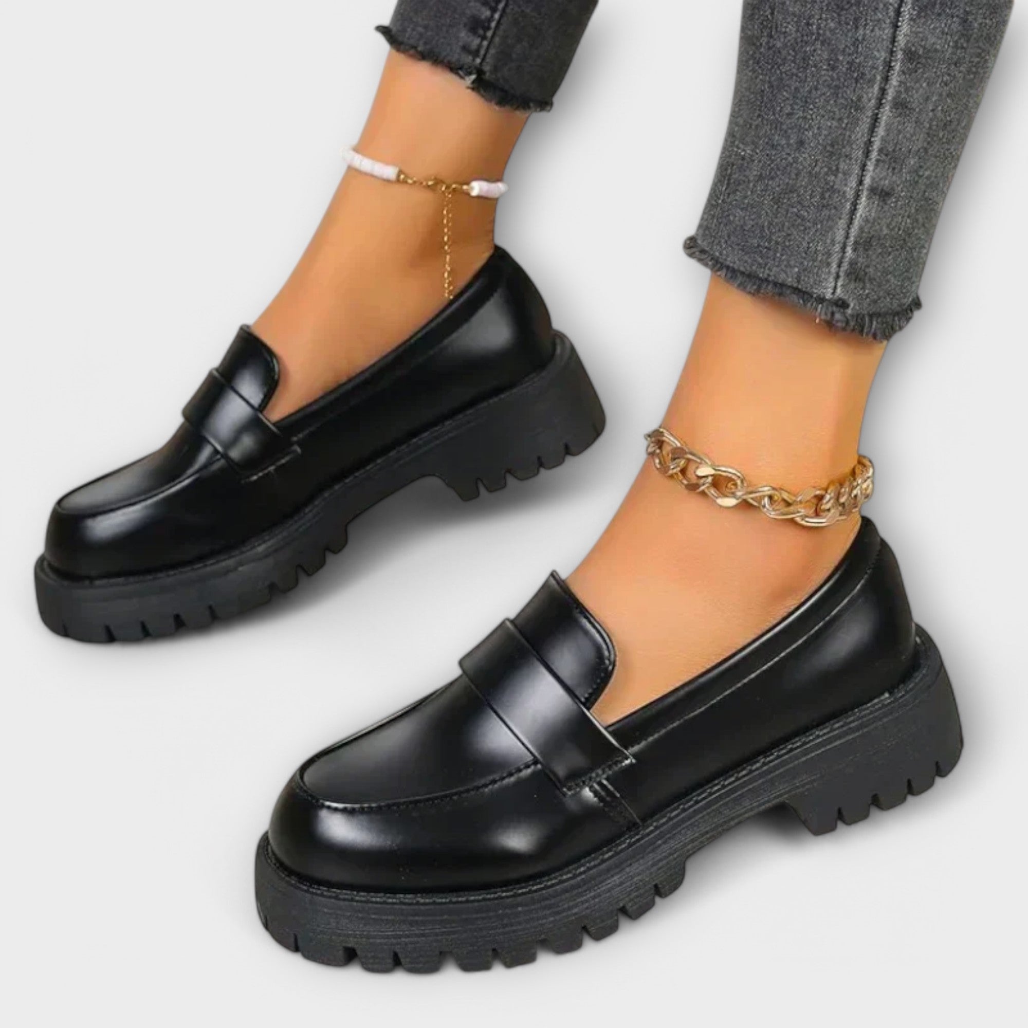 Eleganti Mocassini Femminili con Design Ortopedico e Tacco in Satin – Comfort e Stile per Ogni Occasione!