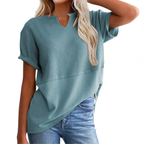 GRACIE™ – Maglia Viscosa Comoda a Righe: Stile e Comfort per Ogni Occasione!