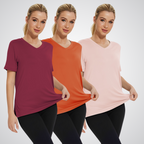 SELENA™ - Set di 3 T-Shirt Casual Fit Larghe: Comfort e Stile per Ogni Occasione!