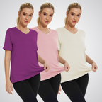 SELENA™ - Set di 3 T-Shirt Casual Fit Larghe: Comfort e Stile per Ogni Occasione!
