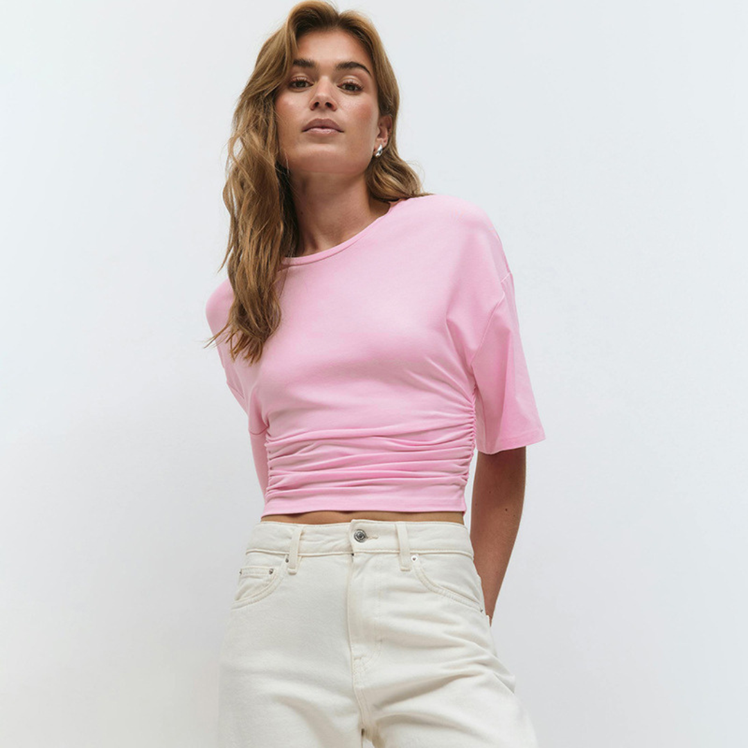 PAMKA™ - T-shirt Fitted a Manica Corta per un Comfort Incredibile