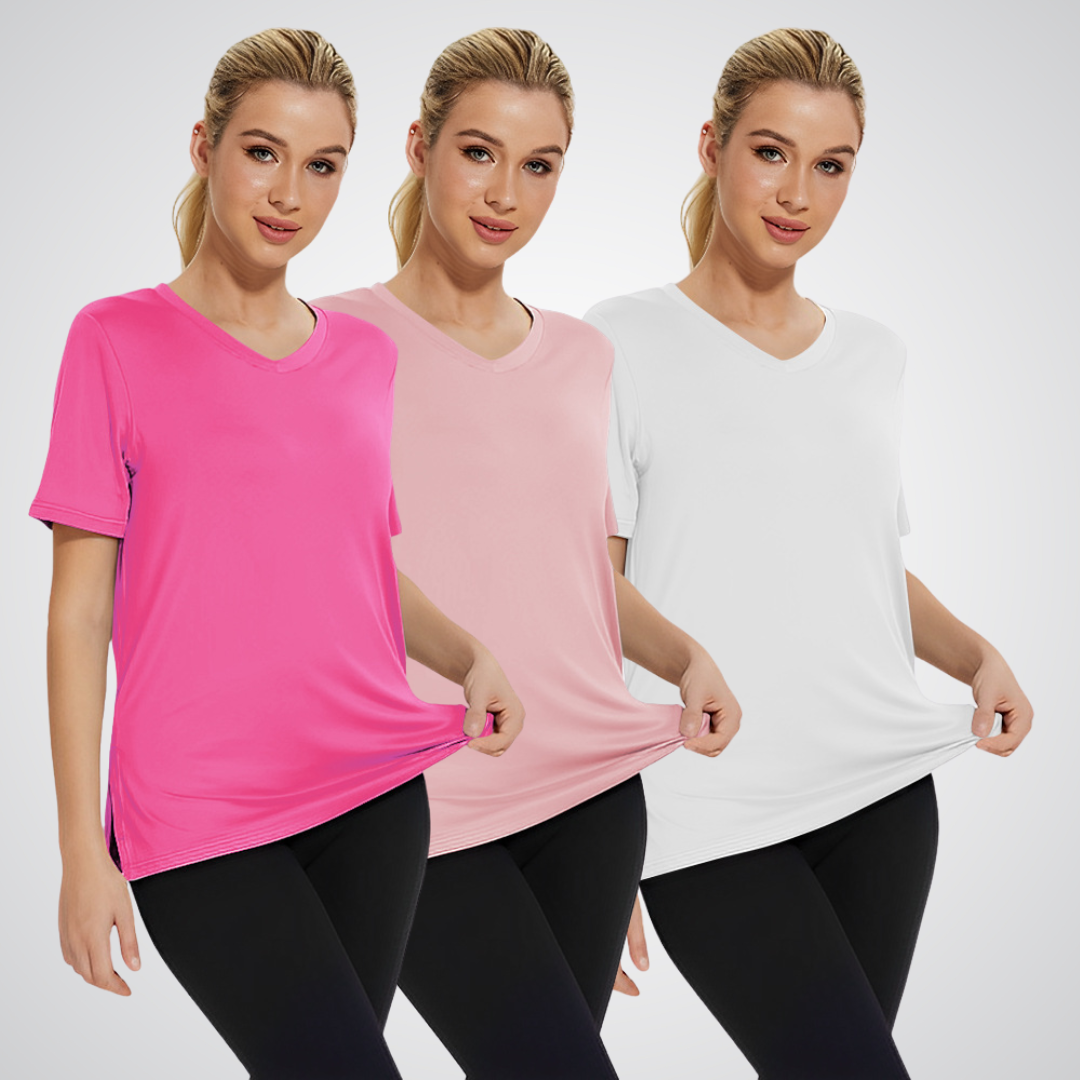 SELENA™ - Set di 3 T-Shirt Casual Fit Larghe: Comfort e Stile per Ogni Occasione!