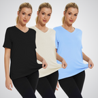 SELENA™ - Set di 3 T-Shirt Casual Fit Larghe: Comfort e Stile per Ogni Occasione!