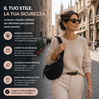 Paola | Elegante Borsa a Spalla Nera per Ogni Occasione