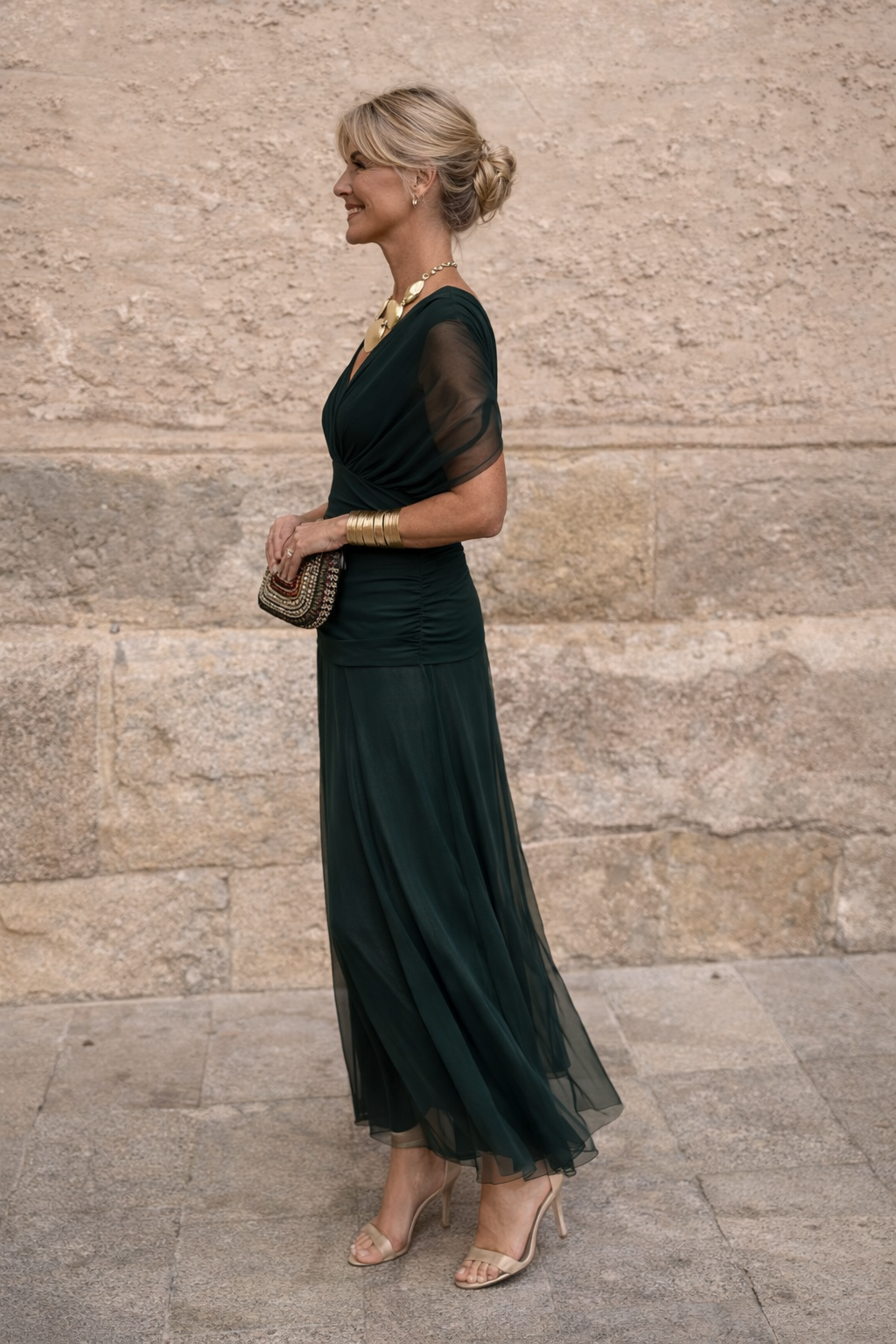 MARELLA | Maxi Abito Scollo a V - Eleganza e Stile per Ogni Occasione!
