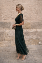 MARELLA | Maxi Abito Scollo a V - Eleganza e Stile per Ogni Occasione!