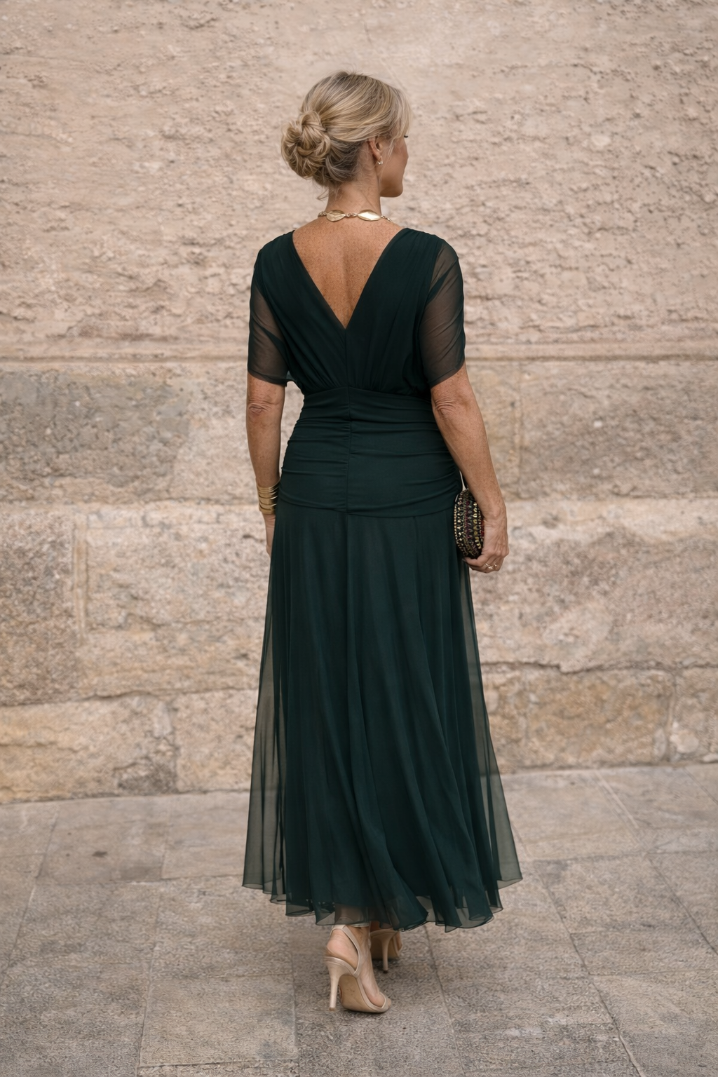MARELLA | Maxi Abito Scollo a V - Eleganza e Stile per Ogni Occasione!