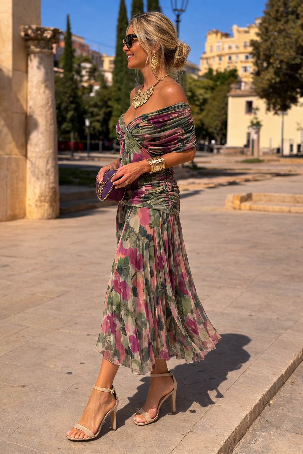 MARELLA | Maxi Abito Scollo a V - Eleganza e Stile per Ogni Occasione!
