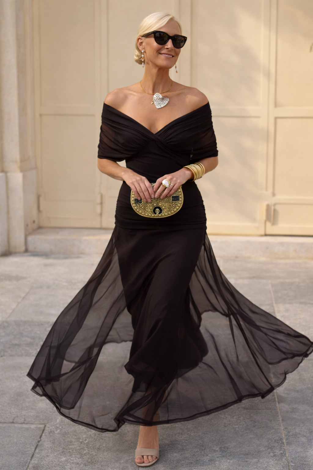 MARELLA | Maxi Abito Scollo a V - Eleganza e Stile per Ogni Occasione!